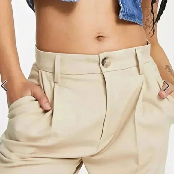 ASOS Tailored wide leg Pants petite 10 - Picture 2 of 6